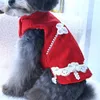 Ropa para perros Pet Tang Traje Precioso Stand Collar Botón Diseño Festivo Gatito Cachorro Falda para el hogar Gato Chaleco