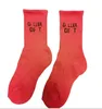 Chaussettes de créateurs Chaussettes pour hommes Automne et hiver Lettres Graffiti Street Art Couleur Pure Coton Serviette Bas Chaussettes de sport Chaussettes de luxe pour hommes et femmes Bas de haute qualité