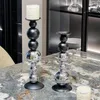 Titulares de vela luz luxo titular decoração retro romântico mesa jantar adereços casa simples