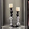 Candle Holders Light Luxury Holder Decoration Retro Romantic Dining Table Dinner Props Home Simple