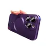 قائمة جديدة Magsafe Magnetic Case with Lens Film Wireless Charging CD Pattern TPU Phone Case for iPhone 15 14 13 Pro Max 12 11 XS Max 7/8