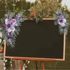 Fleurs décoratives 2 pièces, fleurs artificielles, décoration murale de fond, pour Arrangement de réception, mariage
