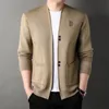 2023 luxo masculino designer de malha cardigans suéteres outono inverno pulôver suéter de caxemira masculino feminino solto outerwear casaco camisolas