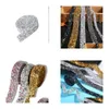 Party Dekoration 2021 Neue 2 Yards Fix Spitzkristalle Strass Bandbesatz Spitze Nähen Kleid Drop Lieferung Hausgarten Festliche Supp Dhr04