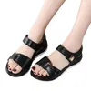 Sandalen Casual Slope Bottom Römische Schuhe Mode Damen Sommer mit Plateau Damen Blockabsatz
