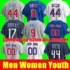 Nouveaux maillots de baseball personnalisés 9 Javier Baez Anthony Rizzo Chicagos Willson Contreras Kris Bryant Ryne Sandberg Cubs Jason Heyward Ian Happ Hommes Femmes Enfants