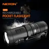 Torches Nicron B11 Mini LED Flashlight Super Bright 950 Lumen USB القابلة لإعادة الشحن IP67 مقاومة للماء 6 أوضاع شعلة الضوء الأسرة في الهواء الطلق إلخ HKD230902