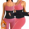 Waist Tummy Shaper Wrap Waist Trainer Double Belt Faja Body Shaper Corset Shapewear Slimming Sheath Woman Flat Tightens Belly Postpartum Sheath x0902