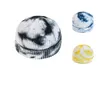 Party Hats Knitted Tie Dyed Hat Cloghet Caps Fashion Round Ear Muff Skl Cap Gradient Color Warm 6 Style Beanies Drop Delivery Home Gar Dh93F
