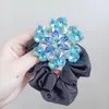 Hair Clips The Crystal High-end Flower Flannelette Circle Czech Drilling And Line