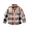 Kinder Hemden Kleinkind Junge Hemd Kleidung Herbst Langarm Plaid T Revers Mode Baumwolle Klassische Tops Jungen Shir Drop Lieferung Baby Mate Dhfzl