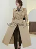 Damen Trenchcoats Frühling Elegante Mode Lange Jacke Frauen Klassischer Mantel Professionelle Formale Business OL Oberbekleidung Femme Windjacke Straßenkleidung x0901