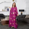 Abbigliamento etnico Dashiki africano Caftano marocchino Donna Abito maxi oversize Abito Dubai Abaya Turchia Caftano Abito musulmano Islam Eid Ramadan