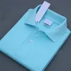 2023 Mężczyźni francuski Women Polo T Shirt Topquality 21SS Projektantka klatki piersiowej haft haftowe Listy krótkie rękawowe Strażne 100% czyste bawełniane modele pary TEE 27 COLORE