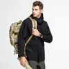 Jaktjackor utomhus M65 US Army Clothes Men Windbreaker Winter Autumn Waterproof Flight Pilot Coat Hoodie Mid-Leng Military Field Jacket