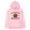 Herrtröjor tröjor Halloweentown University Sweatshirt Halloween Town Hoodies Women Fall Sweatshirt Pumpkin Tops Eesthetic LST230902