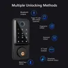 Door Locks Tuya -app WiFi Automatisk elektronisk lås TTLOCK Fingeravtryck Deadbolt Smart Door Lock Password IC Card Key Digital Lock For Home HKD230902