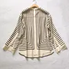 Tot -E Silk Collection - koszula damska 2023 swobodna luźna koszula z długim rękawem+spodnie+pół spódnicy
