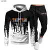 Tracksuit Trapstar Marca Jaquetas Impressas Sportswear Homens Camisetas 16 Cores Quentes Duas Peças Conjunto Solto Hoodie Moletom Calças Jogging 220615 1ULXM