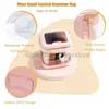 Totes Rownyeon Portable Pink Transparent Pvc Square Travel Makeup Bag Makeup Bagstylishhandbagsstore