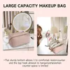 Totes YANZAI Large Capacity Travel Cosmetics makeup bag Waterproof Bathroom Wash Multi functional Toilet Kit Portable Makeup caitlin_fashion_ bags