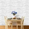 Wallpapers Self-adhesive Waterproof 3D White Brick Pattern Wallpaper Wall Sticker Living Room TV Background Bedroom Decoration