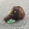 Projektantka baseballowa czapka damska kulki kulki gp graffiti cap gorras dla mężczyzn Casquette Luxe Galary Dept Hat Sunshade Hat Letters 151