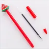 Pen żelowy 0,5 mm czarna woda podpisanie kreatywnych owoców Pens Pens Stationerery Ucz się dla biurowych materiałów szkolnych