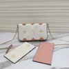 Borsa a tracolla pochette classica donna stampa pelle set 3 pezzi portafoglio borsa a tracolla stile Francia borse a tracolla firmate presbiopia borsa da sera multicolore