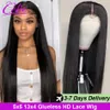 Synthetic Wigs Celie Straight Lace Front Wigs For Women Human Hair 5x5 Lace Closure Wig Glueless Lace Front Human Hair Wigs HD Lace Frontal Wig 230901