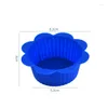 Baking Moulds 12pcs/lot Silicone Cake Cup Round Shaped Muffin Cupcake Molds Home Kitchen Cooking Supplies Decorating Tools