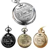 Wristwatches Vintage Pocket Watches For Men Antique Chain Watch Numerals Display