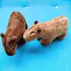 Hot selling simulated fishing guinea pig plush toys cute dolphin mouse plush dolls children's gift ornament doll wholesale Free UPS