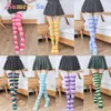 Sexy Socken 3 Paar Strümpfe Socken Cosplay Bunte Streifen über Knie Baumwolle Lolita Slim Lady Mädchen Weihnachten Halloween Geschenk 230901