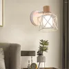 Wall Lamps Industrial Led Metal Light Decorate Home Bedroom Kitchen Restaurant Wooden Sconce Indoor Lighting Fixture Gold