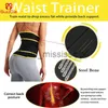 Taillen-Bauchformer GUUDIA Damen Taillentrainer Sauna Schweißgürtel Bauchkontrollgürtel Body Shaper Gürtel Gewichtsverlust Korsett Taillentrimmer Shapewear x0902