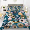 Bedding Sets National Style Flower Series Duvet Pillowcase Set 3D Digital Printing Bedroom Decoration Home Textiles