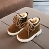 Stiefel Mode Kinder Schuh Stiefel Für Baby Junge Kinder Schuhe Für Kleine Mädchen Warme Plüsch Winter Stiefel1 2 3 4 5 6 jahre Alt 230901