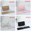 Designers 3 pcs/set Wallets Women bags embossing Leather Handbags Purses Luxurys Womens Messenger Chain Shoulder Bag Clutch Crossbody Purse With M61276