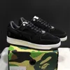 Sta A Sneakers Low-Top-Sneaker M1 Designer-Lederschuh Klassische Luxus-Freizeitschuhe Mode Affe Affenform MEDICOM TOY CAMO Baden SK8 für Herren Damen