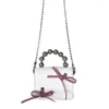 Evening Bags Mini Butterfly Bow Chain Bag Shoulder Crossbody Handbag And Sweet Design For Women