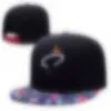 Nouveau Baskebtall Snapback Hats Team Black Color Cap Snapbacks Réglable Mix Match Ordre Toutes Les Casquettes Top Qualité Chapeau ordre mixte