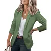 Women's Suits Blazer For Jackets Open Work Blazers Coat Casual Sleeve Front Long Office Outerwear Suit Chic
