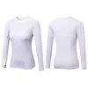 Camicie attive 2023 T-shirt a maniche lunghe Donna Yoga Palestra Collant a compressione Abbigliamento sportivo Fitness Quick Dry Running Top Body Shaper Tee