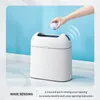 Waste Bins 9L Smart Strong Sensor Garbage Bin Kitchen Bathroom Toilet Trash Can Automatic Induction Waterproof N For Home Bedroom 230901