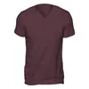 Men's T Shirts Fashion Spring Summer Casual Short Sleeve V Neck Gradient Shirt Tops Large Tall For Men Pack