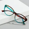 Sonnenbrille Cat Eye Anti Blaues Licht Brille Männer Frauen Einfarbig Computer Transparente Linse Anti-Ermüdungsbrille