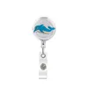 Business Card Files The Flowers Retractable Badge Reel With Alligator Clip Name Nurse Id Holder Decorative Custom Drop Delivery Otilc