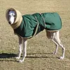 Hondenkleding Winter Warme dierenkleding Waterdichte jas voor middelgrote grote honden Dikke kledingjas Greyhound Wolfshond Herder 230901