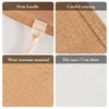 Einkaufstaschen Personalisierte kundenspezifische Brautjungfern -Tasche Geschenke Kosmetische Reise Strandstrand Burlap Brauthochzeit Bachelorette Party Gefallen Jute 230901